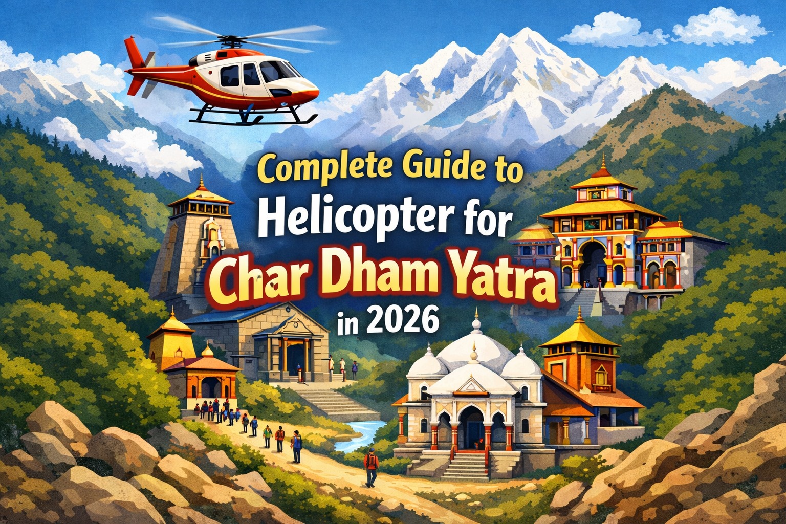 Helicopter for Char Dham Yatra