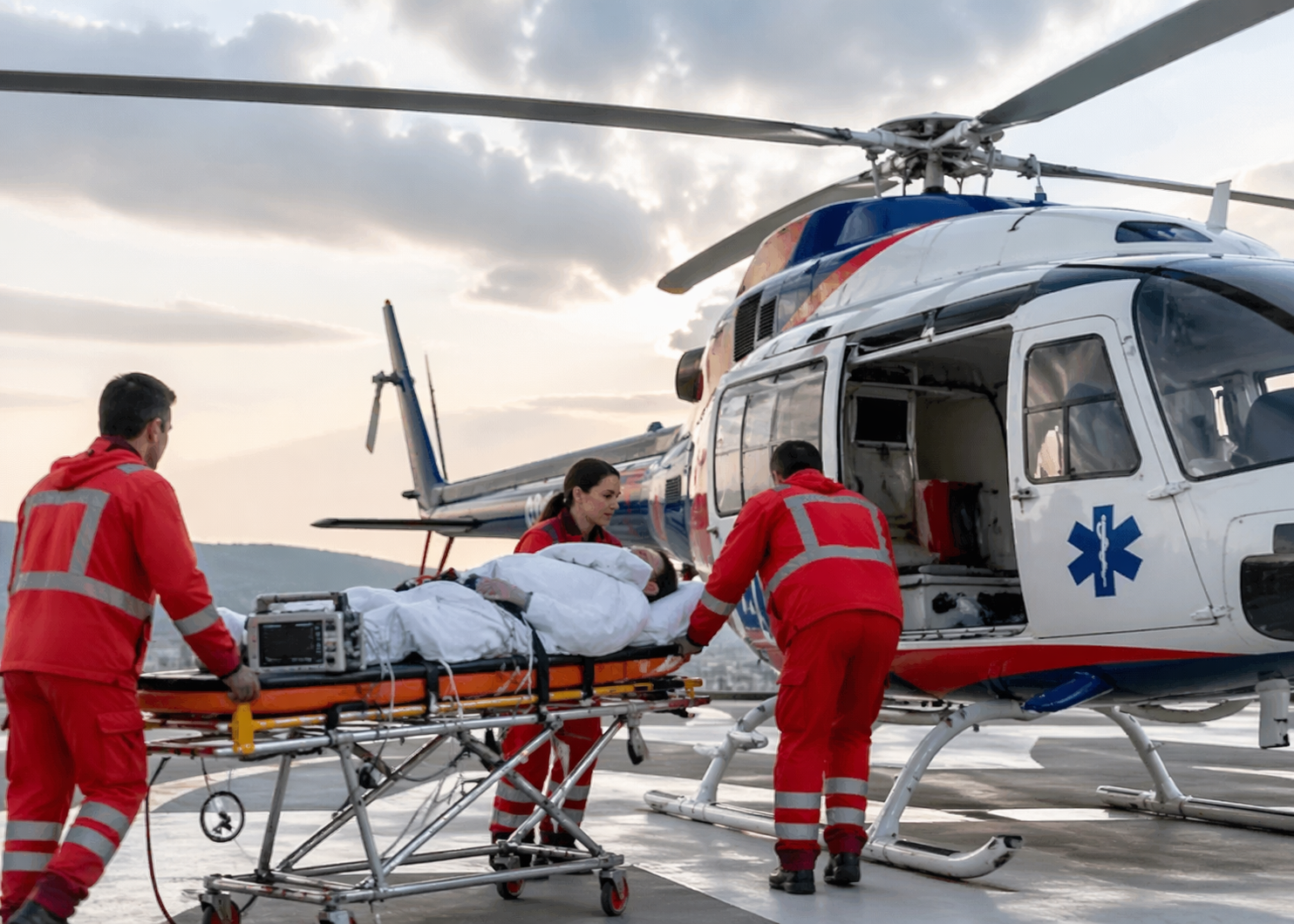 Helicopter for Medical Transport