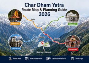 Char Dham Yatra Route Map