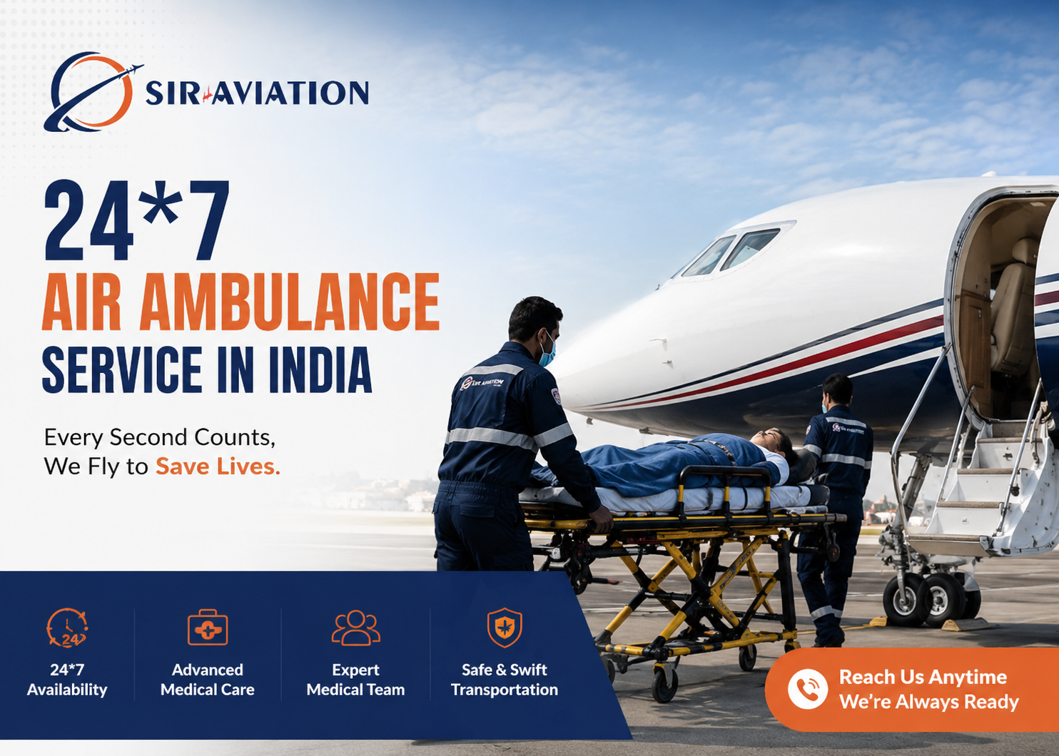 Air Ambulance Service in India