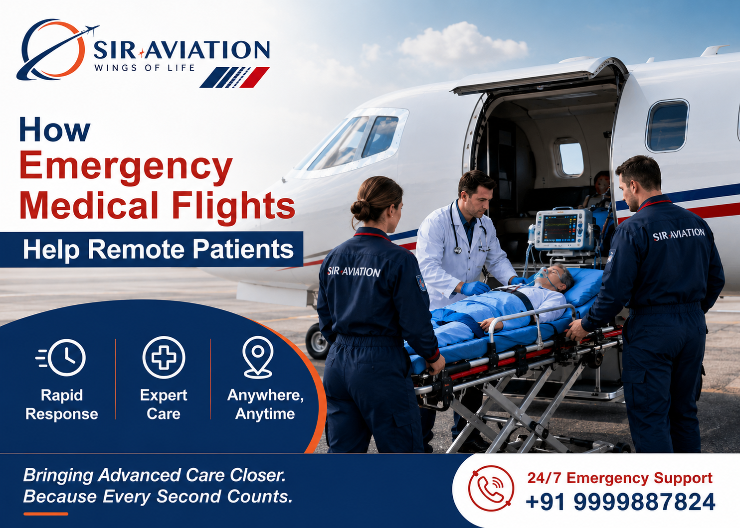 emergency medical flight India