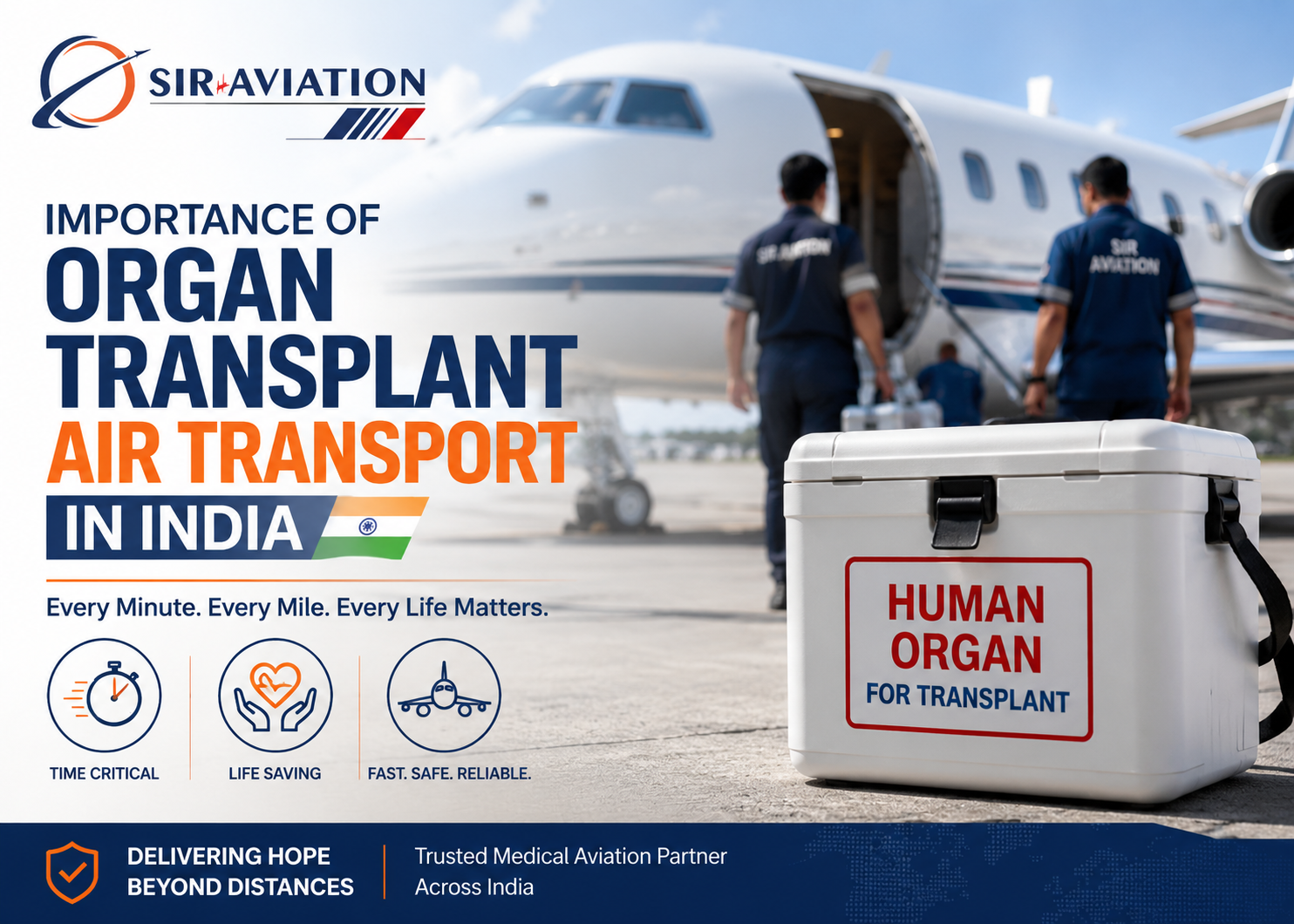organ transplant air transport