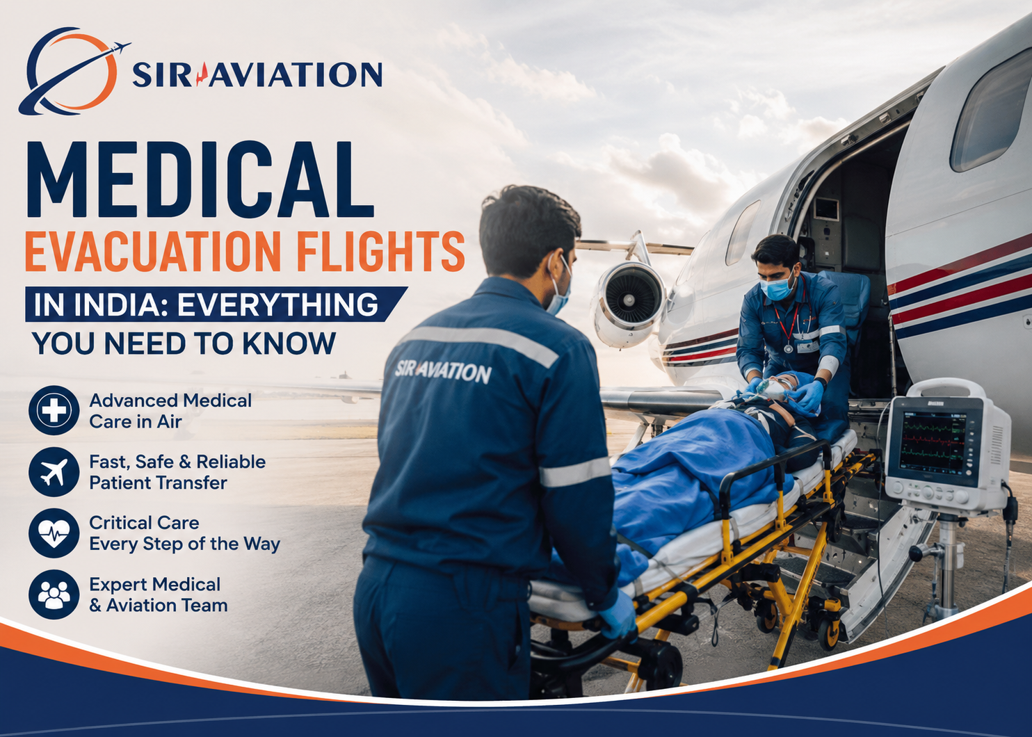 medical evacuation flights India