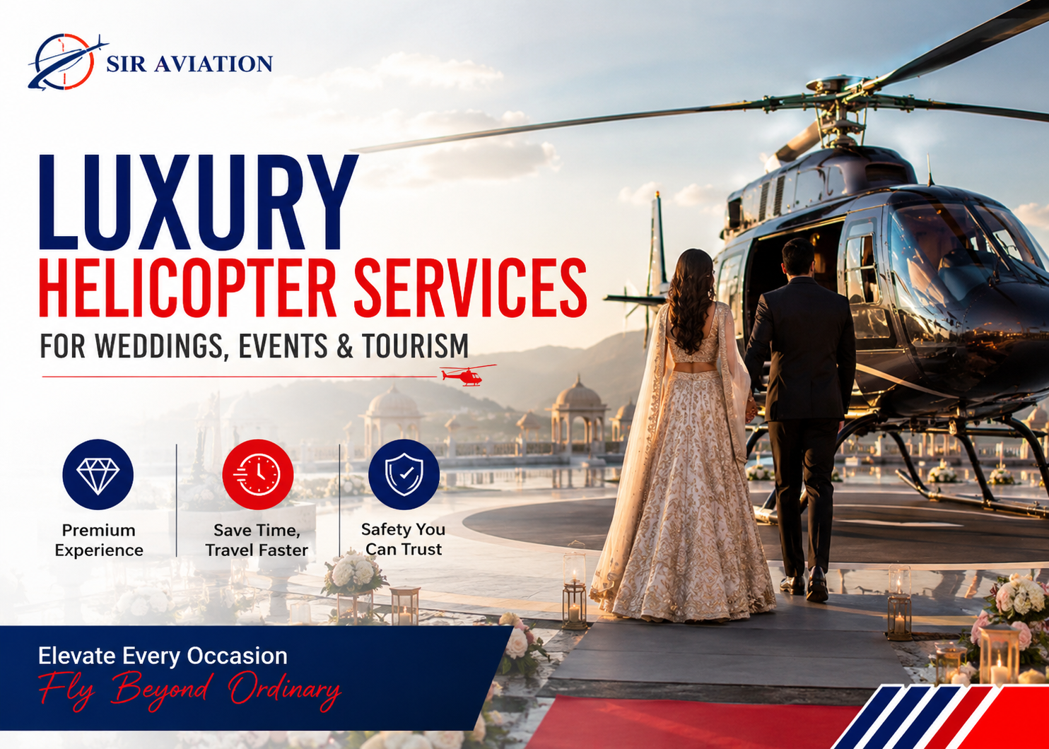 luxury helicopter services India