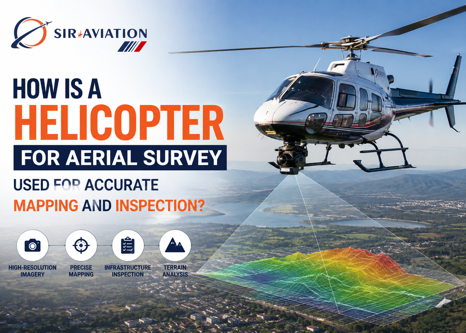 Helicopter for Aerial Survey