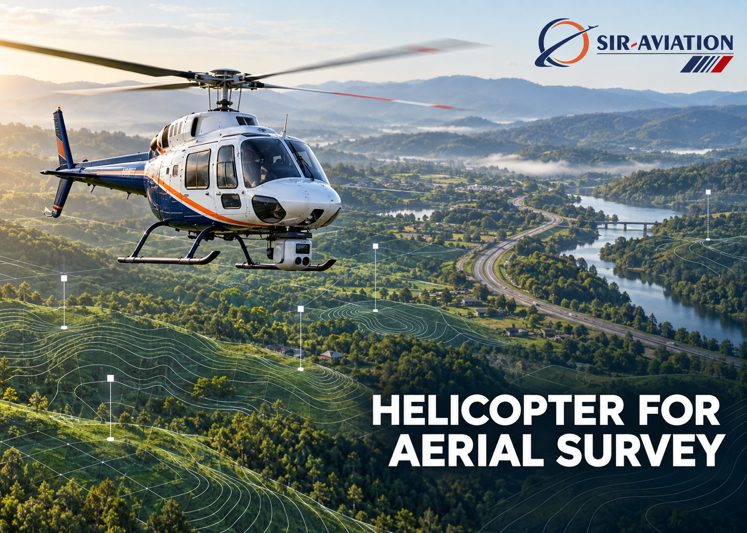 helicopter for Aerial Survey